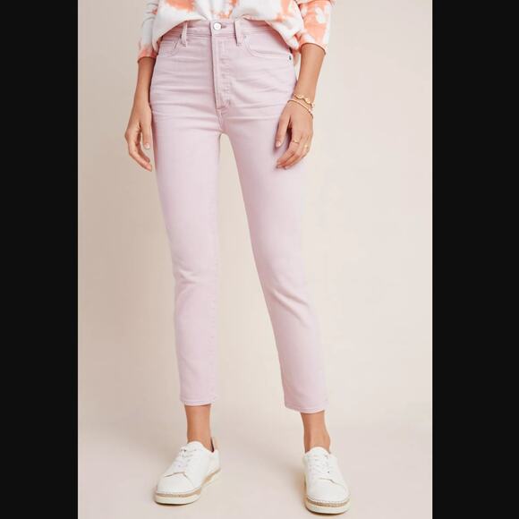 NWT Citizens of Humanity Olivia High-Rise Pink Jeans - 28 Waist - Picture 4 of 5